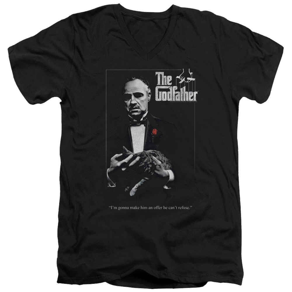 Godfather, The Poster - Men's V-Neck T-Shirt Men's V-Neck T-Shirt The Godfather