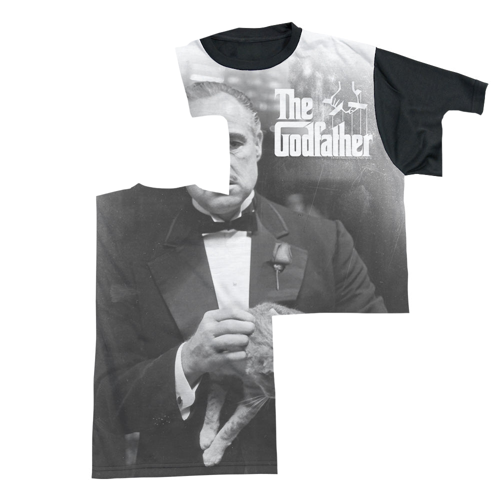Godfather, The Pet The Cat - Men's Black Back T-Shirt Men's Black Back T-Shirt The Godfather