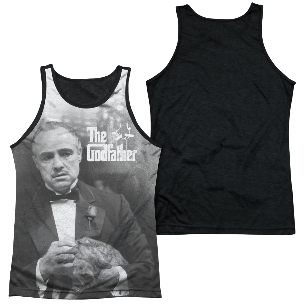 Godfather, The Pet The Cat - Men's Black Back Tank Top Men's Black Back Tank The Godfather