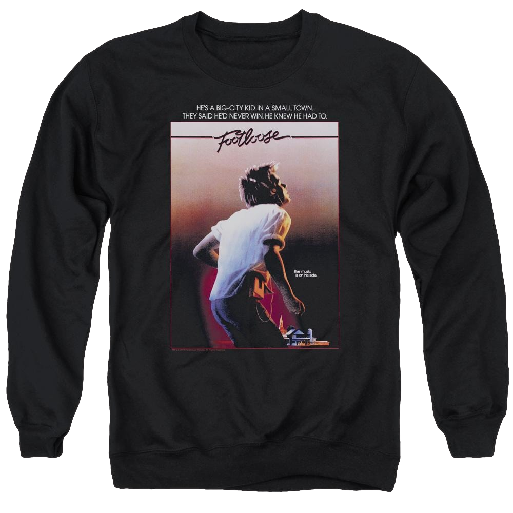 Footloose Poster - Men's Crewneck Sweatshirt Men's Crewneck Sweatshirt Footloose