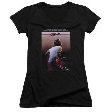 Footloose Poster - Juniors V-Neck T-Shirt Juniors V-Neck T-Shirt Footloose