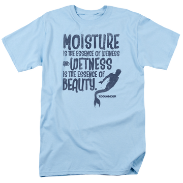 Light blue men's regular fit t-shirt with Zoolander Merman graphic
