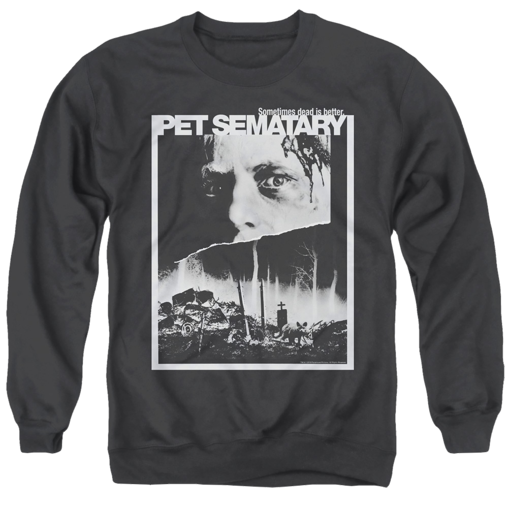 Pet Sematary Poster Art - Men's Crewneck Sweatshirt Men's Crewneck Sweatshirt Pet Sematary
