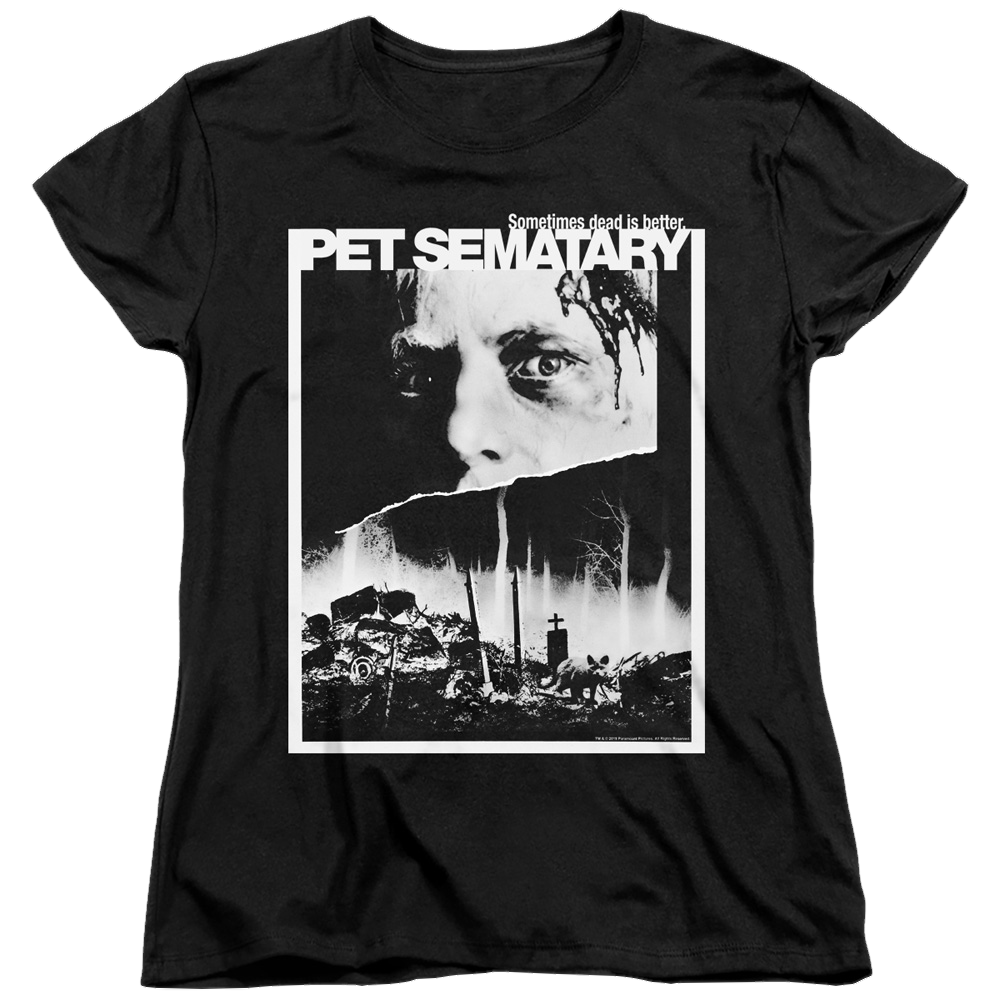 Pet Sematary Poster Art - Women's T-Shirt Women's T-Shirt Pet Sematary