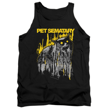 Black men's tank with Pet Sematary Decay graphic
