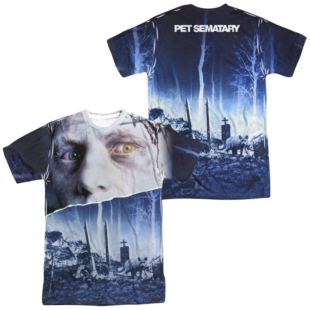 Pet Sematary Poster (Front/Back Print) - Men's All-Over Print T-Shirt Men's All-Over Print T-Shirt Pet Sematary