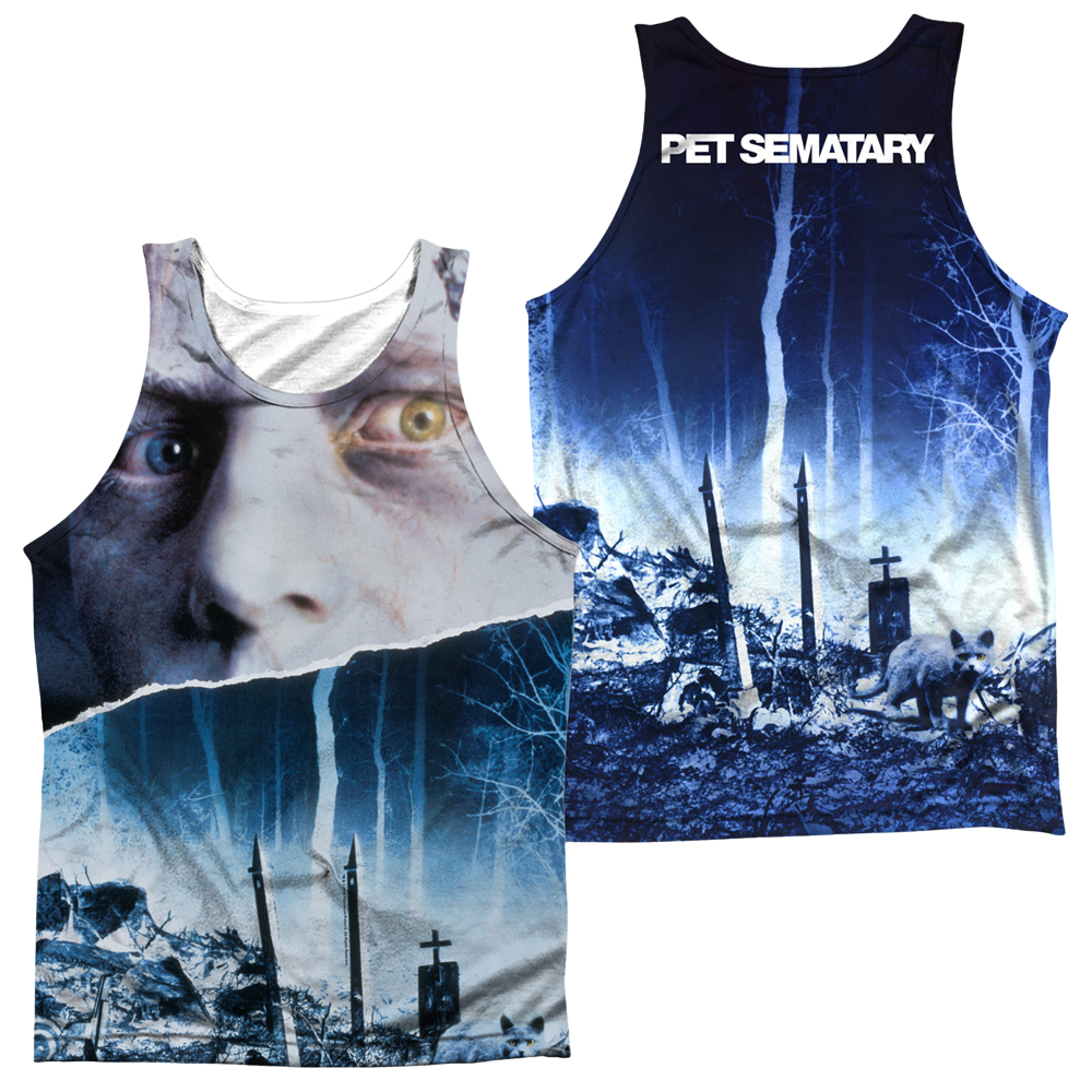 Pet Sematary Poster (Front/Back Print) - Men's All Over Print Tank Top Men's All Over Print Tank Pet Sematary