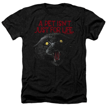 Charcoal men's heather t-shirt with Pet Sematary I Survived graphic