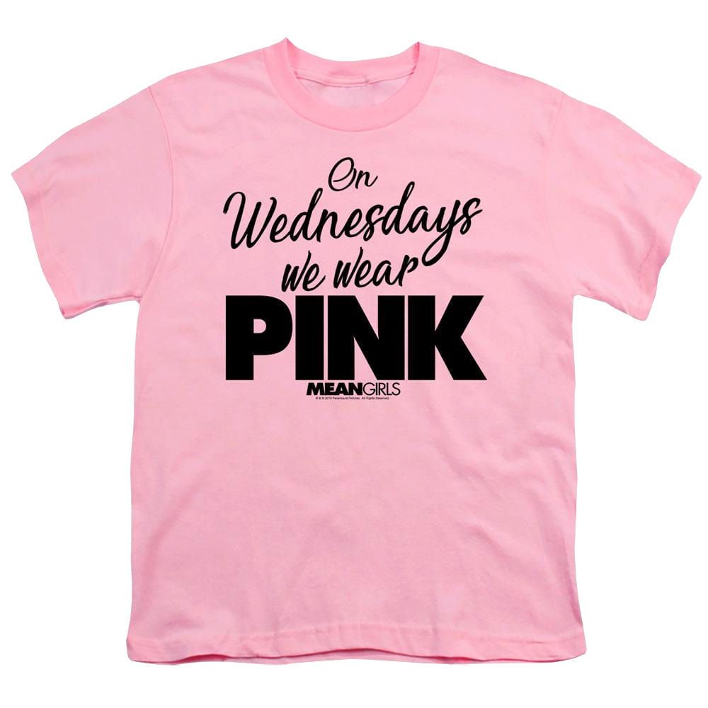 Mean Girls Pink - Youth T-Shirt Youth T-Shirt (Ages 8-12) Mean Girls