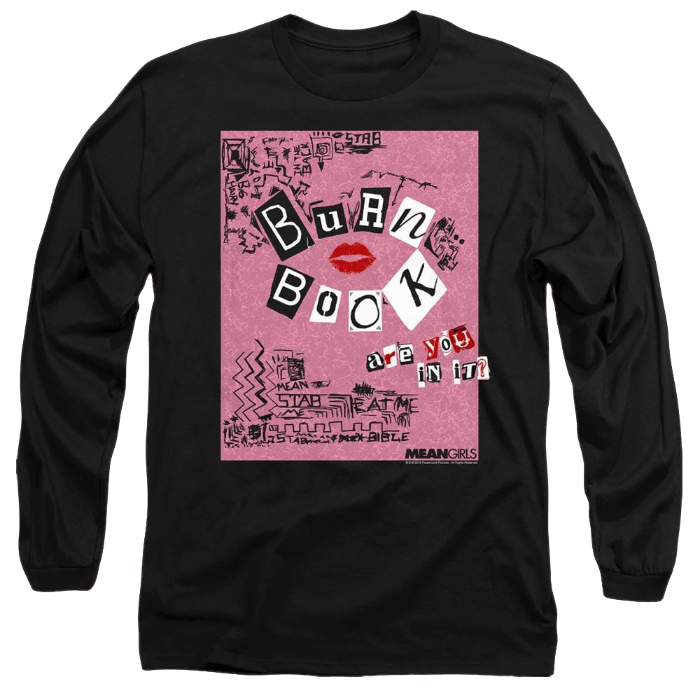 Mean Girls Burn Book - Men's Long Sleeve T-Shirt Men's Long Sleeve T-Shirt Mean Girls