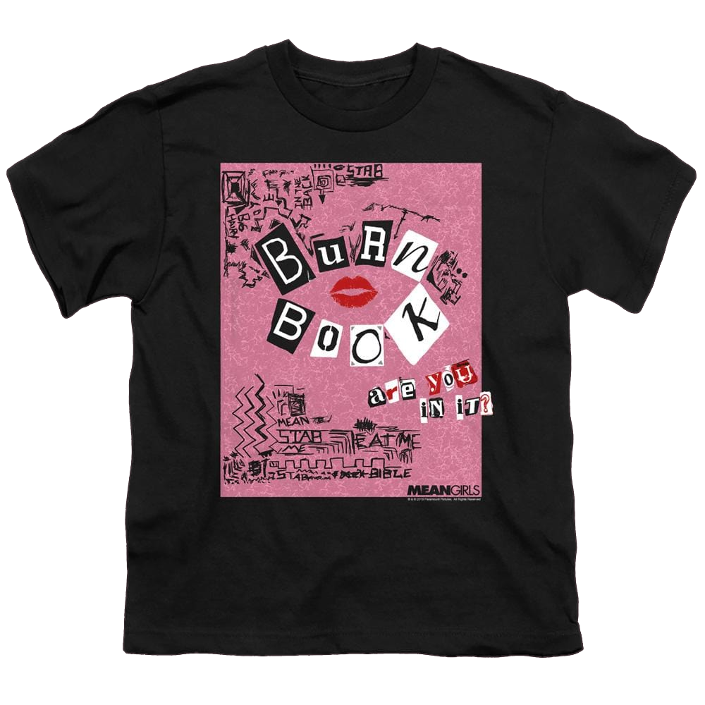 Mean Girls Burn Book - Youth T-Shirt Youth T-Shirt (Ages 8-12) Mean Girls