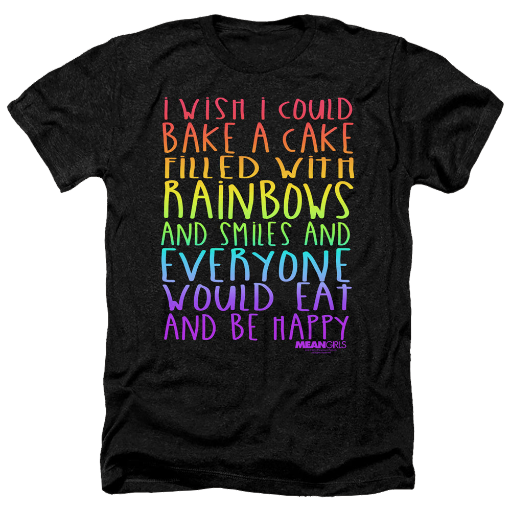 Mean Girls Rainbows And Cake - Men's Heather T-Shirt Men's Heather T-Shirt Mean Girls