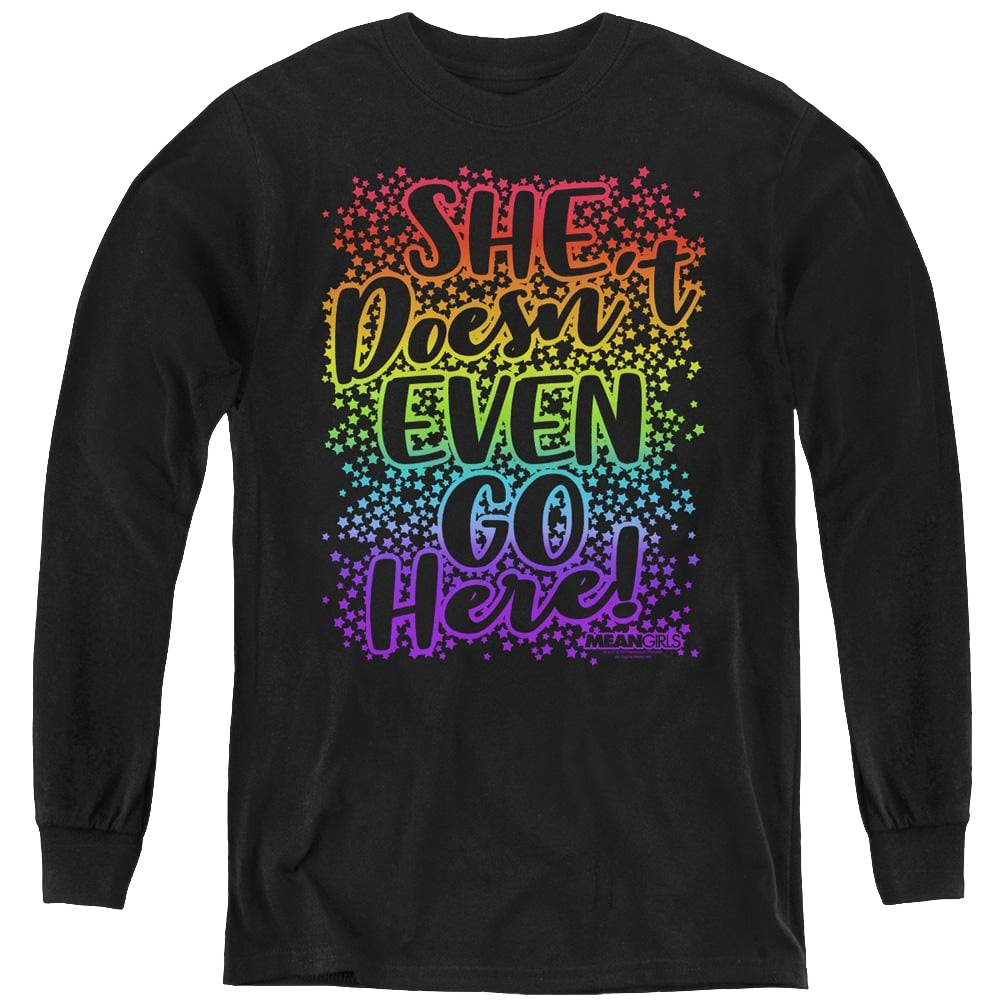 Mean Girls Doesn'T Go Here - Youth Long Sleeve T-Shirt Youth Long Sleeve T-Shirt Mean Girls