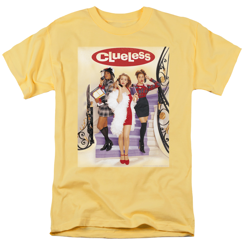 Clueless Clueless Poster - Men's Regular Fit T-Shirt Men's Regular Fit T-Shirt Clueless