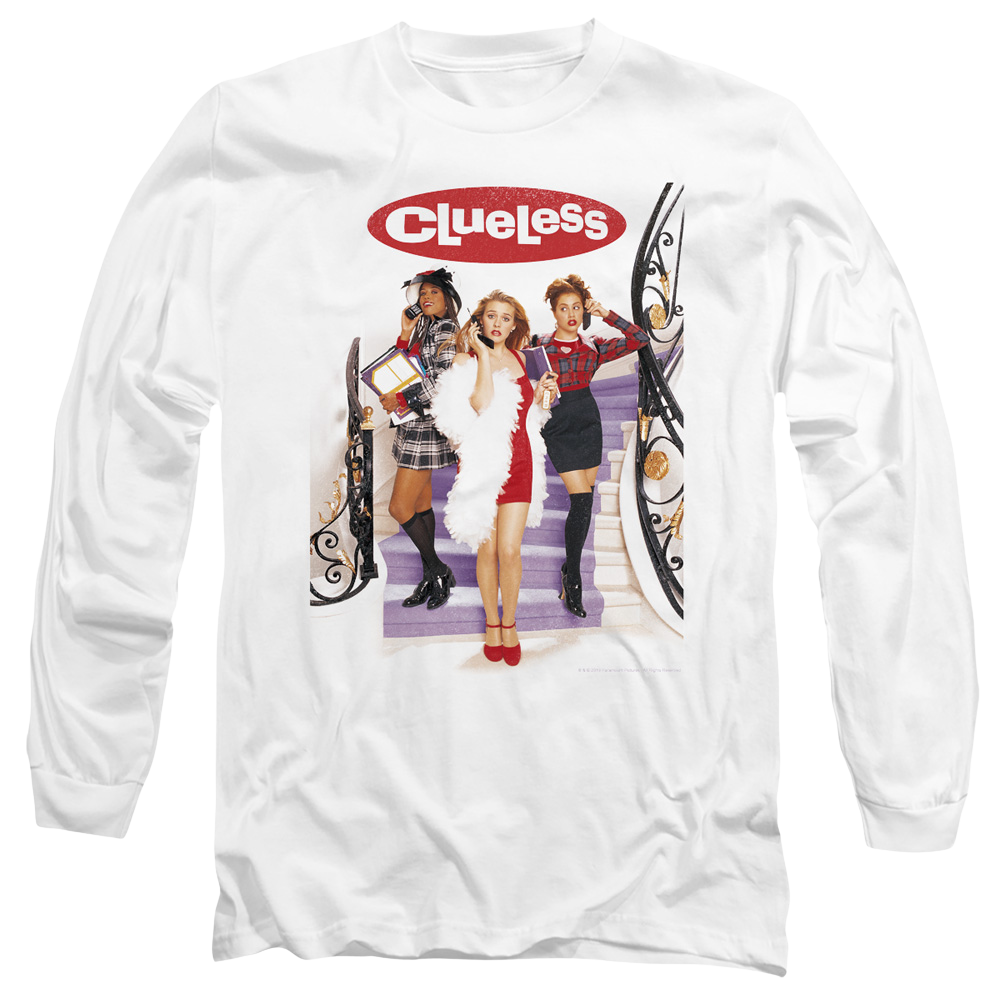 Clueless Clueless Poster - Men's Long Sleeve T-Shirt Men's Long Sleeve T-Shirt Clueless