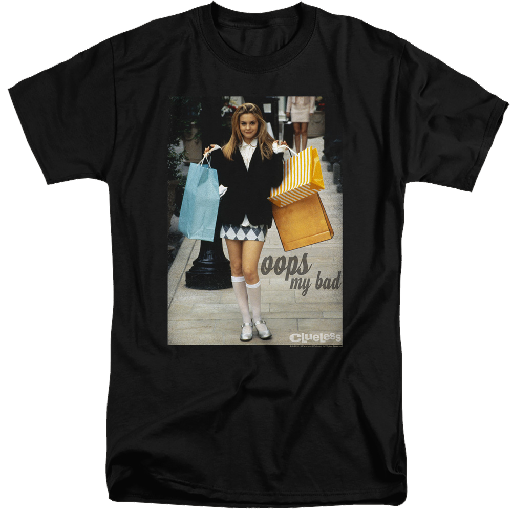 Clueless Oops My Bad - Men's Tall Fit T-Shirt Men's Tall Fit T-Shirt Clueless
