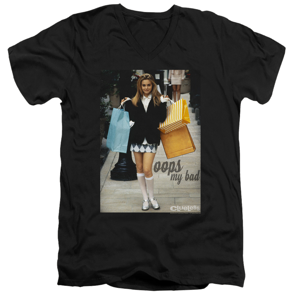 Clueless Oops My Bad - Men's V-Neck T-Shirt Men's V-Neck T-Shirt Clueless