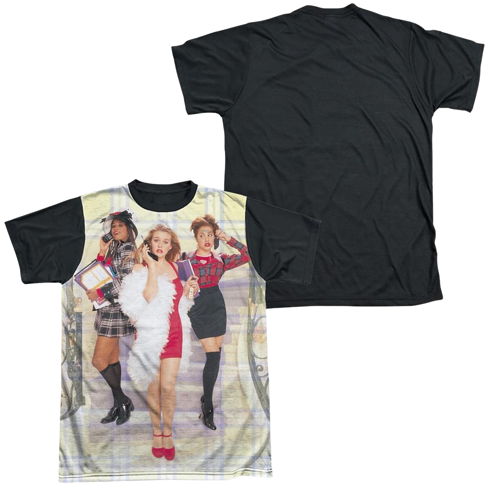 Clueless Clueless Plaid - Men's Black Back T-Shirt Men's Black Back T-Shirt Clueless