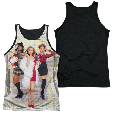 Clueless Plaid men's black back tank