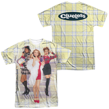 Clueless Clueless Plaid (Front/Back Print) - Men's All-Over Print T-Shirt Men's All-Over Print T-Shirt Clueless