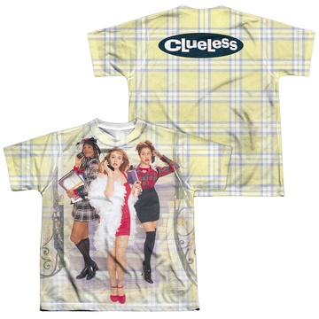 Clueless Plaid youth all-over print t-shirt for ages 8 to 12