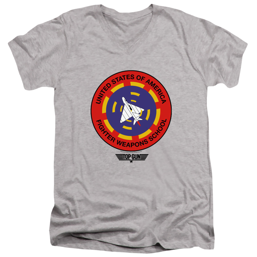 Top Gun Fighter Weapons School - Men's V-Neck T-Shirt Men's V-Neck T-Shirt Top Gun