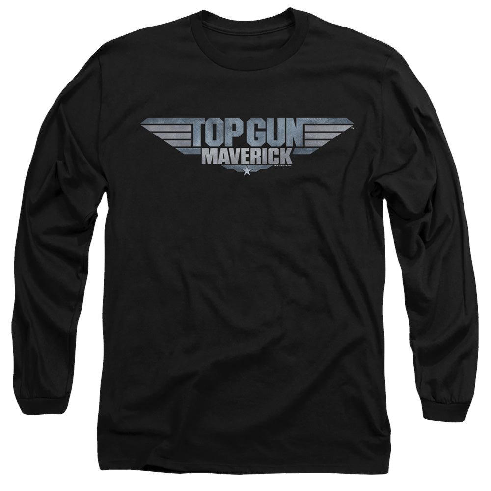 Top Gun Maverick Maverick Logo - Men's Long Sleeve T-Shirt Men's Long Sleeve T-Shirt Top Gun