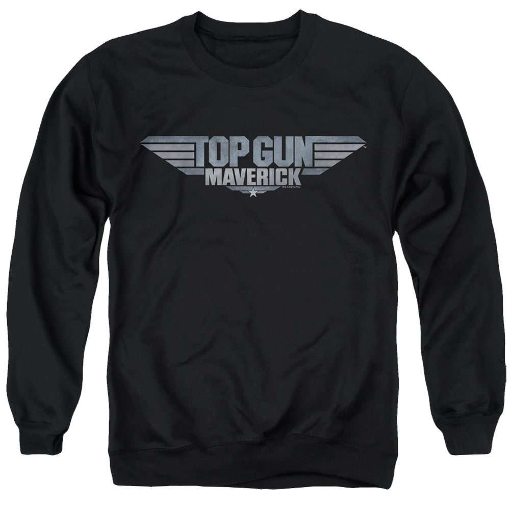 Top Gun Maverick Maverick Logo - Men's Crewneck Sweatshirt Men's Crewneck Sweatshirt Top Gun