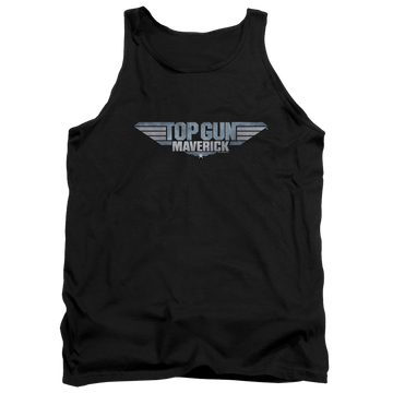 Black men's tank with Top Gun Maverick Logo graphic