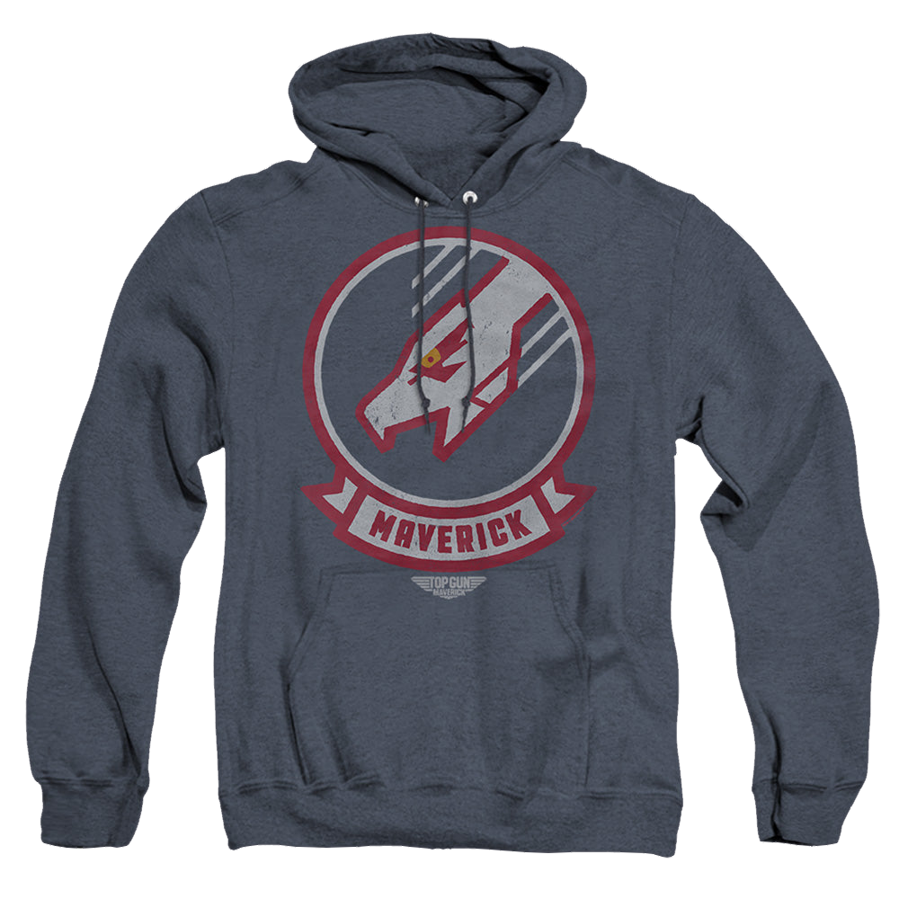 Top Gun Maverick Maverick Call Sign - Heather Pullover Hoodie Heather Pullover Hoodie Top Gun