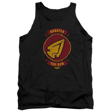 Black men's tank with Top Gun Maverick Rooster Call Sign graphic