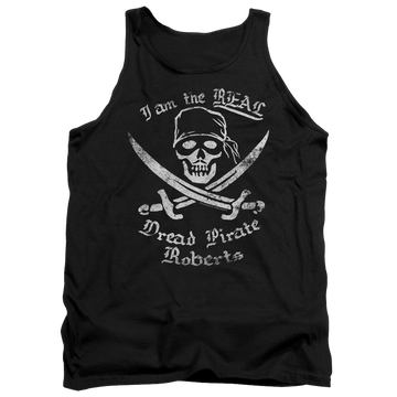 Black men's tank with The Princess Bride The Real Dpr graphic