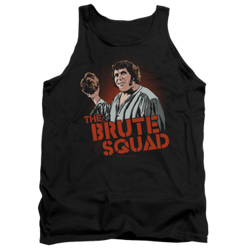 Black men's tank with The Princess Bride Brute Squad graphic