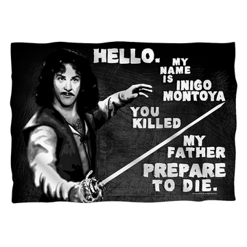 The Princess Bride Hello Again pillow case