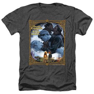 Charcoal men's heather t-shirt with The Princess Bride Timeless graphic