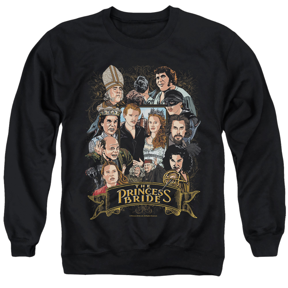 Princess Bride, The Players - Men's Crewneck Sweatshirt Men's Crewneck Sweatshirt The Princess Bride
