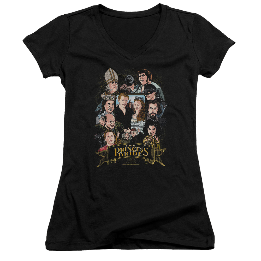 Princess Bride, The Players - Juniors V-Neck T-Shirt Juniors V-Neck T-Shirt The Princess Bride