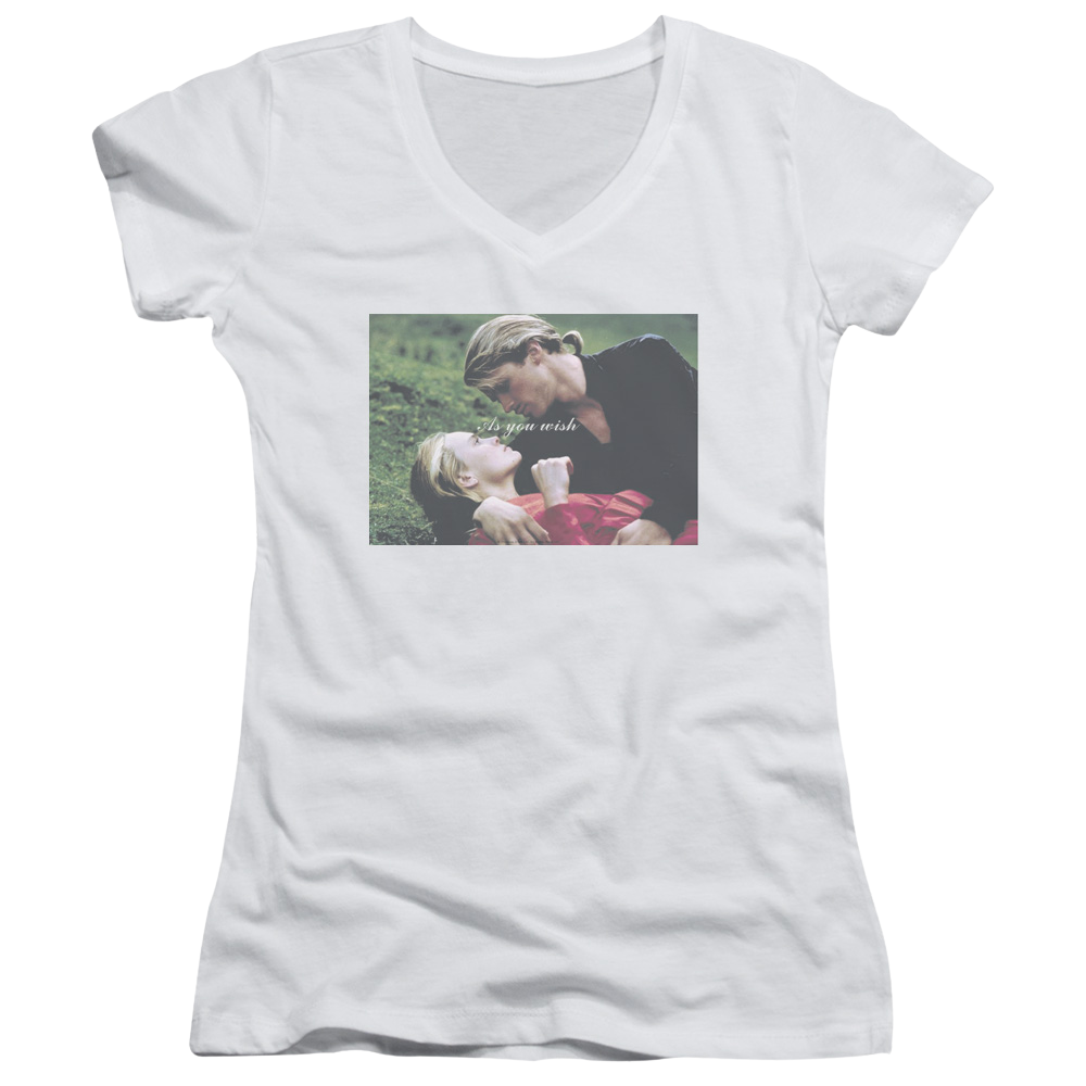 Princess Bride, The As You Wish - Juniors V-Neck T-Shirt Juniors V-Neck T-Shirt The Princess Bride