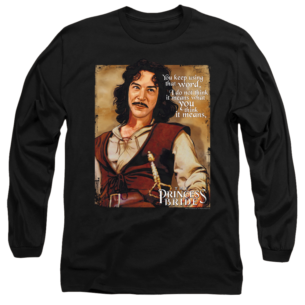 Princess Bride, The Word - Men's Long Sleeve T-Shirt Men's Long Sleeve T-Shirt The Princess Bride