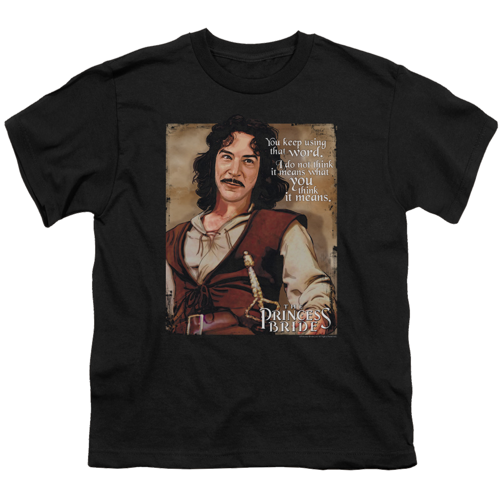 Princess Bride, The Word - Youth T-Shirt Youth T-Shirt (Ages 8-12) The Princess Bride