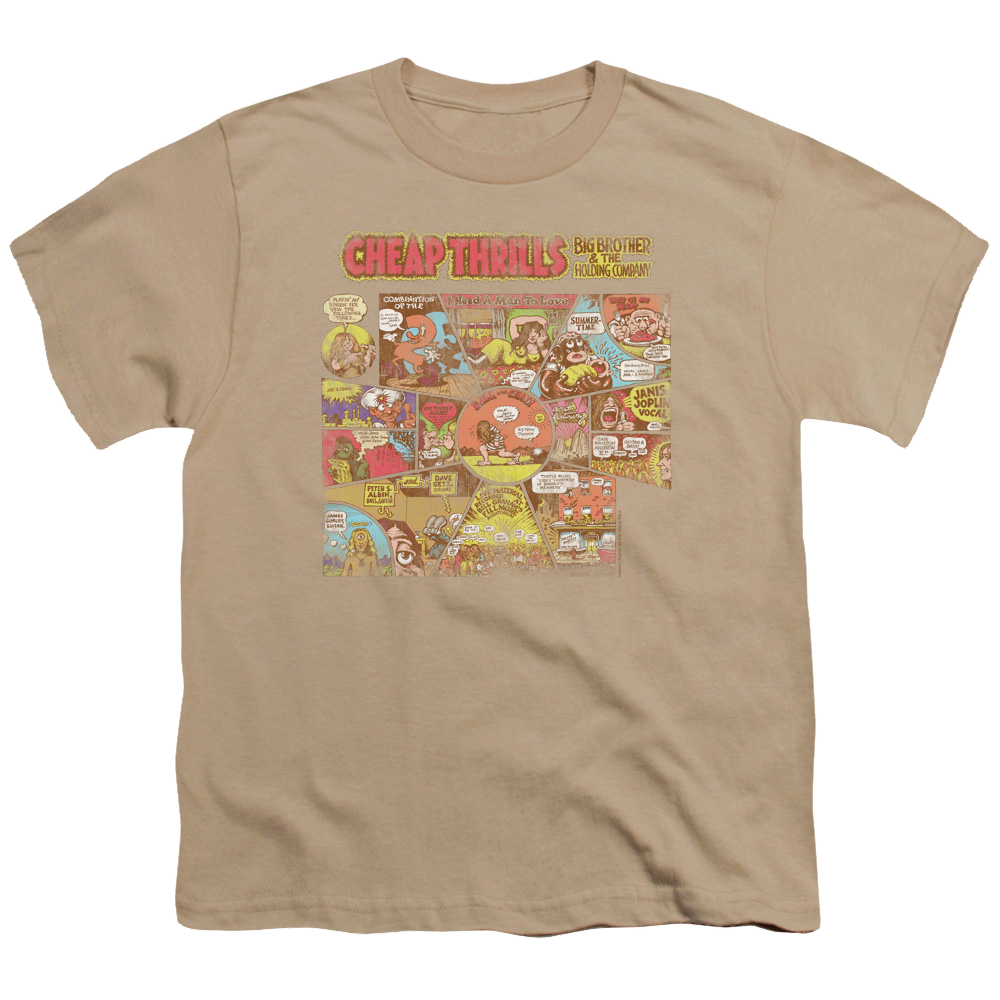 Big Brother and the Holding Company Cheap Thrills - Youth T-Shirt Youth T-Shirt (Ages 8-12) Big Brother And The Holding Company