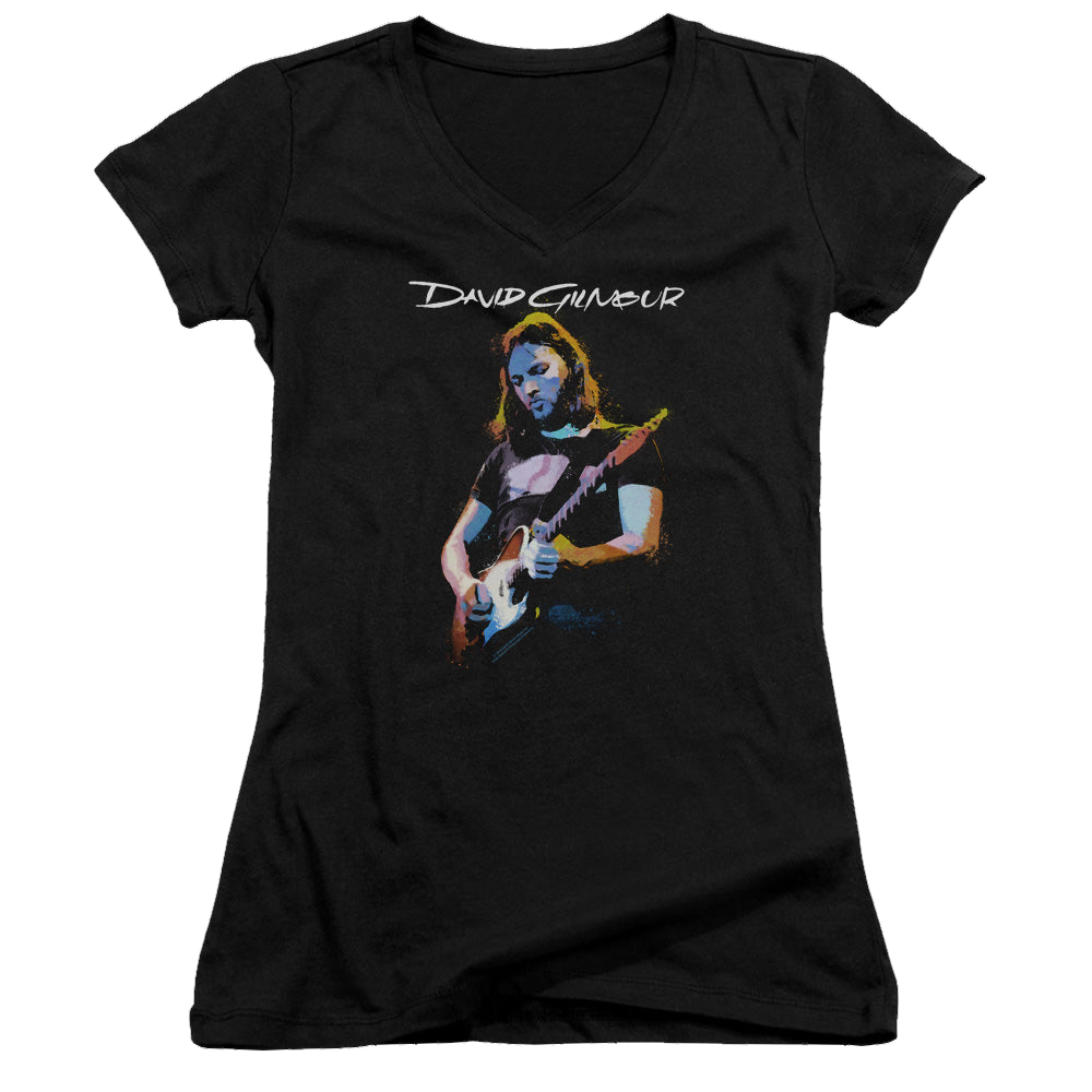 David Gilmour Guitar Gilmour - Juniors V-Neck T-Shirt Juniors V-Neck T-Shirt David Gilmour