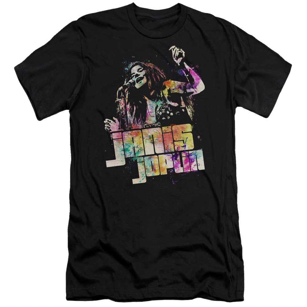 Janis Joplin Colors Of Janis - Men's Premium Slim Fit T-Shirt Men's Premium Slim Fit T-Shirt Janis Joplin