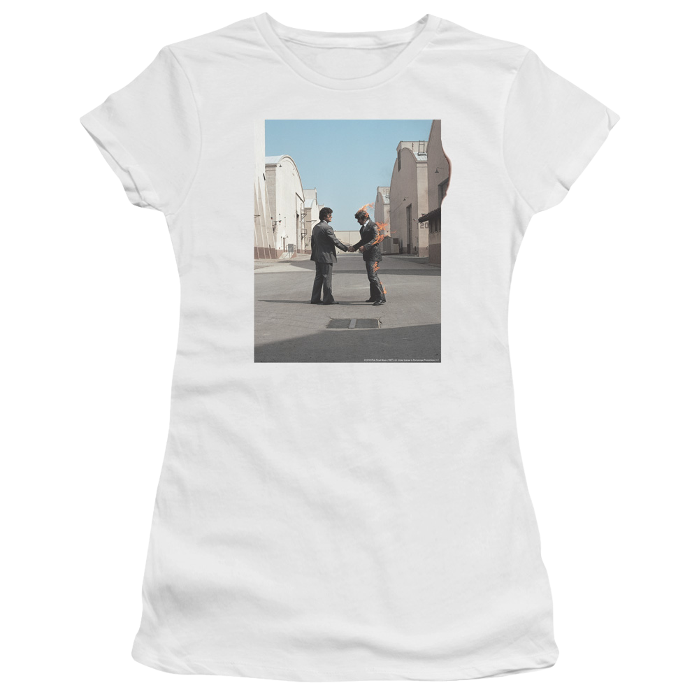 Pink Floyd Wish You Were Here - Juniors T-Shirt Juniors T-Shirt Pink Floyd