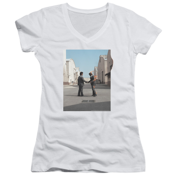 Pink Floyd Wish You Were Here - Juniors V-Neck T-Shirt Juniors V-Neck T-Shirt Pink Floyd