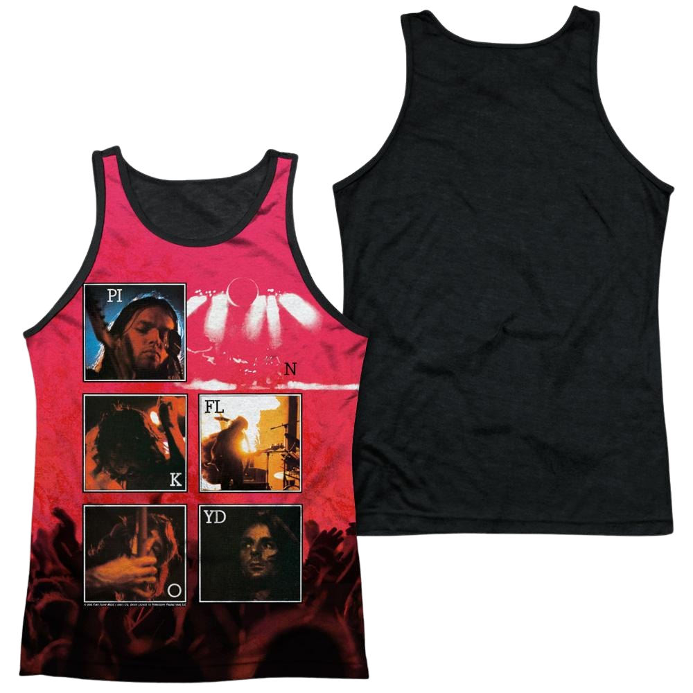 Pink Floyd Live Men's Black Back Tank Men's Black Back Tank Pink Floyd
