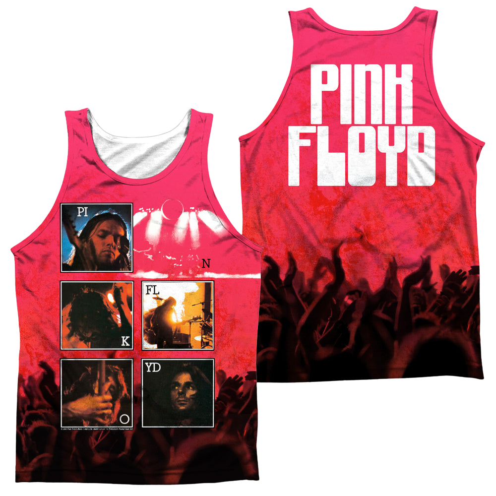 Pink Floyd Live (Front/Back Print) - Men's All Over Print Tank Top Men's All Over Print Tank Pink Floyd