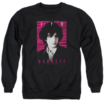 Black men's crewneck sweatshirt with Syd Barrett Syd graphic