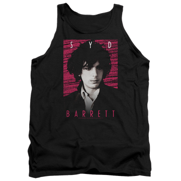 Black men's tank with Syd Barrett Syd graphic