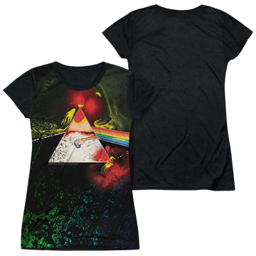 Pink Floyd Dark Side Of The Moon juniors black back t-shirt